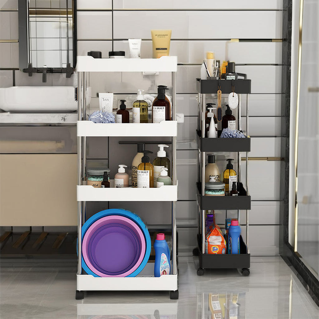 Étagère de Rangement Mobile Design Aéré & Ultra Pratique