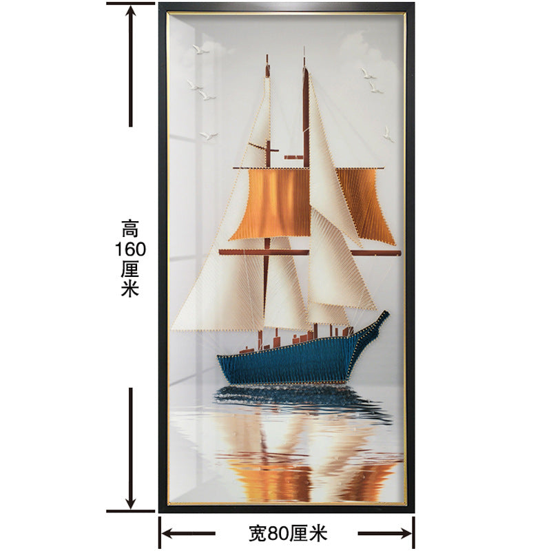 Tableau Mural Encadré – Voilier